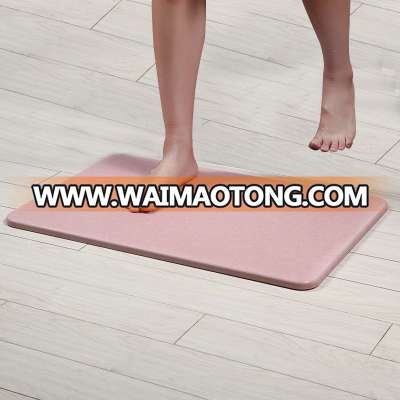 Quickly Dry Earth Bath Mat and Anti-slip Diatomaceous bath mat